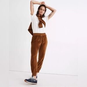Madewell MWL  Velour Joggers Sweatpants. Size S